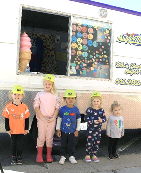 Wright-Hennepin hosts ice cream trucks at local daycares